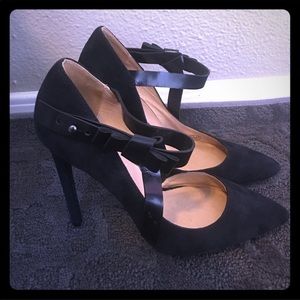 Like new Lamb suede/leather stiletto